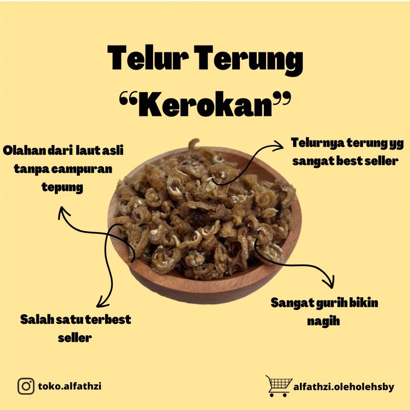

✨Oleh-Oleh Surabaya✨ Telur Terung/Kerokan Asli 100gr