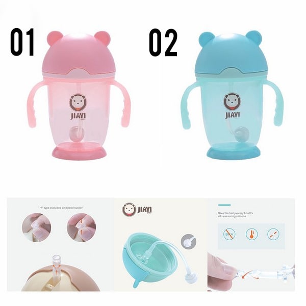 LID121- JIAYI Botol Air Baby Feeding Bottle Anti Colic Kolik Anti Tump