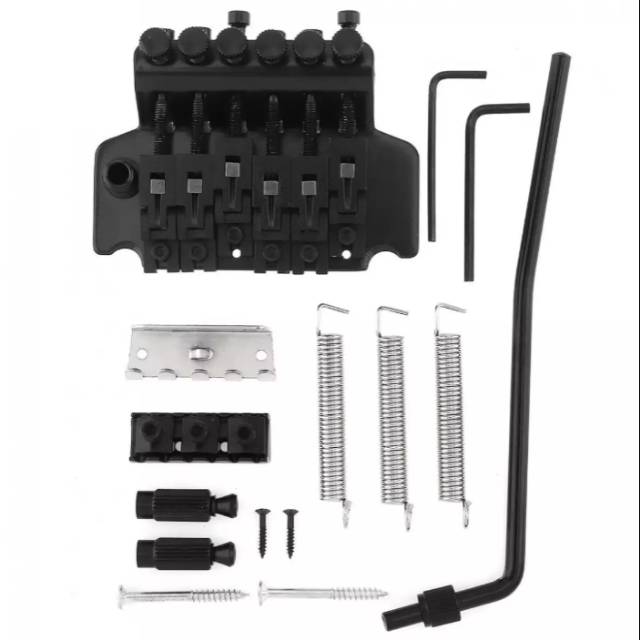 Floyd Rose Guitar Handel Tremolo Bridge Up Down Black atau hitam