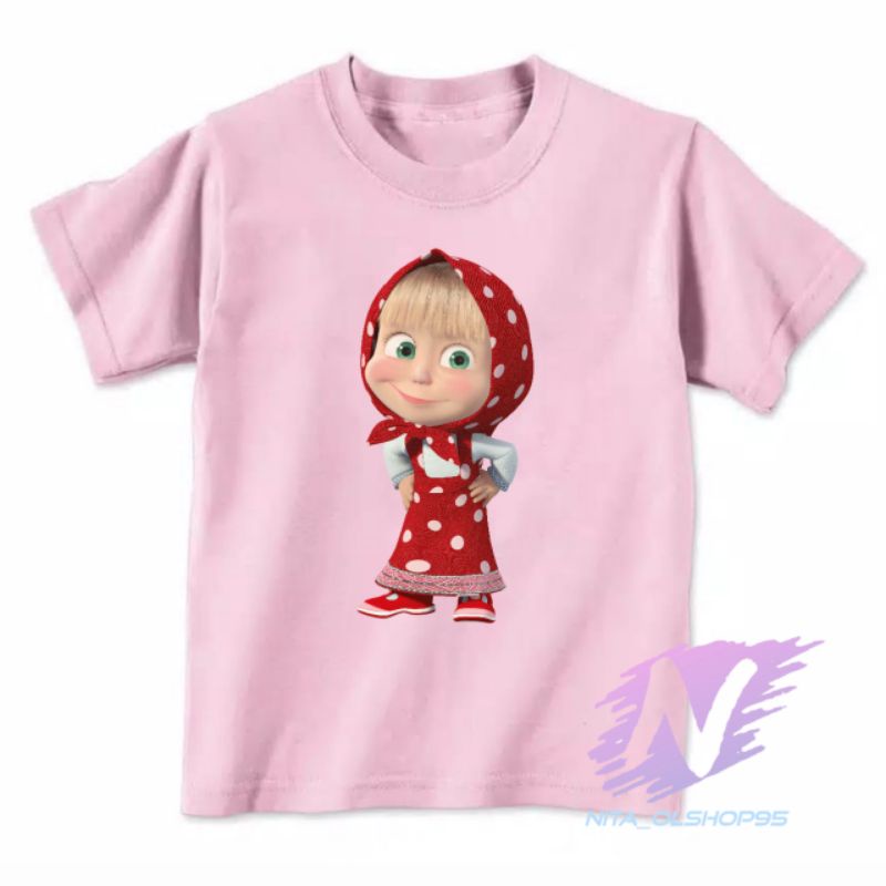 kaos anak marsa kaos anak Masha series