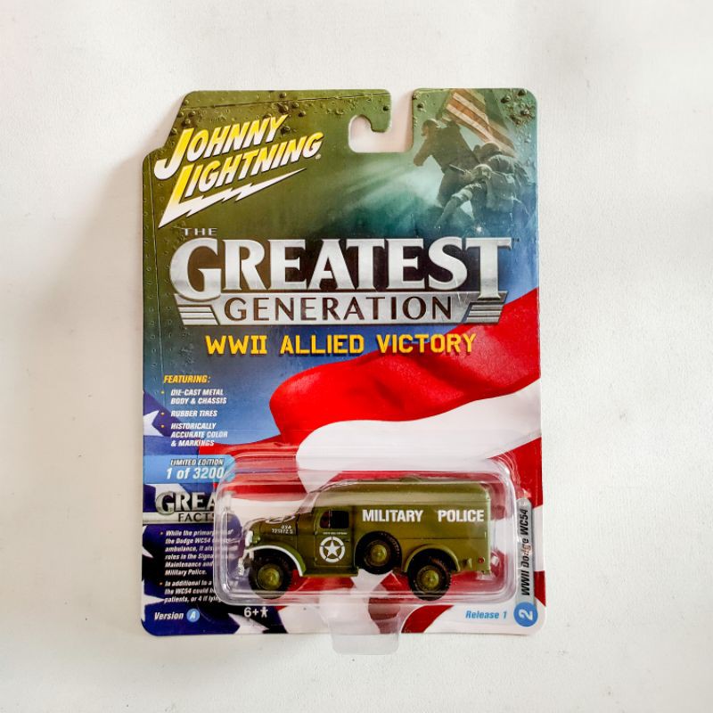 Johnny lightning WWII Allied Victory Dodge WC54 truck