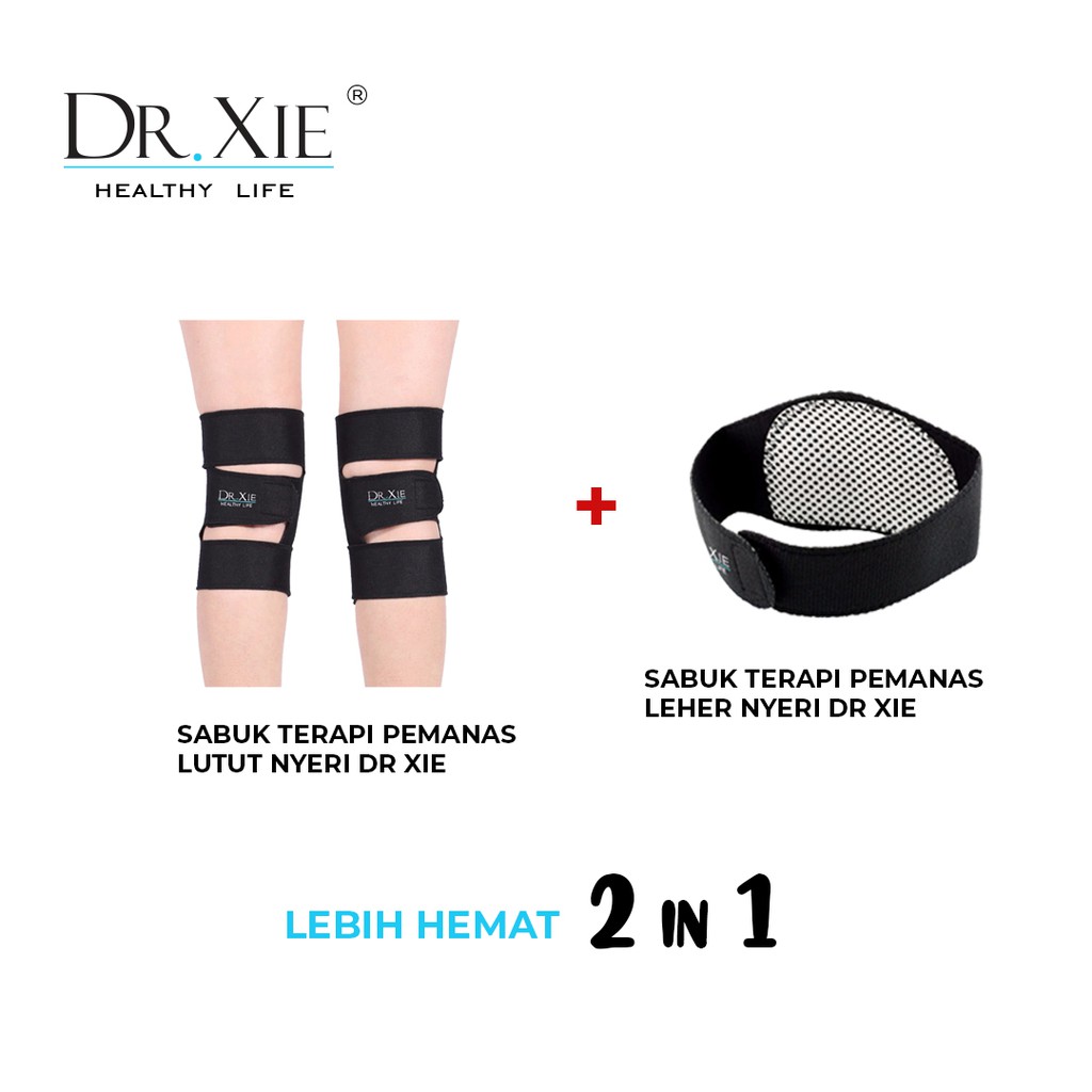 Bundling Sabuk Terapi Pemanas Lutut Nyeri Dan Sabuk Terapi Pemanas Leher Dr. Xie