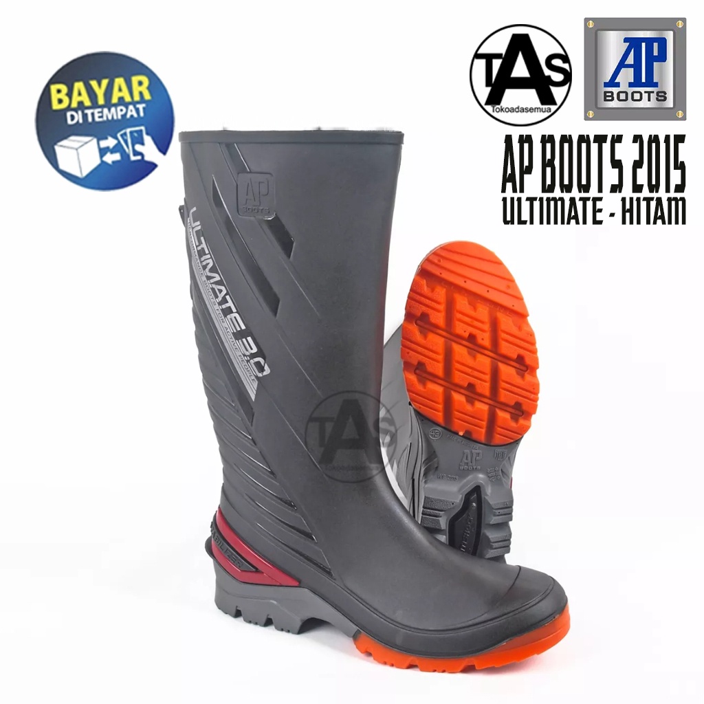 Termurah Sepatu Boots AP 2015 ULTIMATE Black