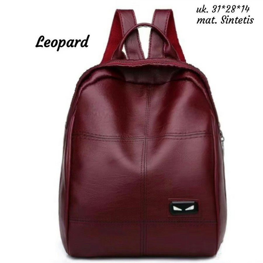 Peonia Tas Ransel Wanita Import Kantor Kerja Sekolah Kuliah Trendy Korea Selempang tas kotak kotak