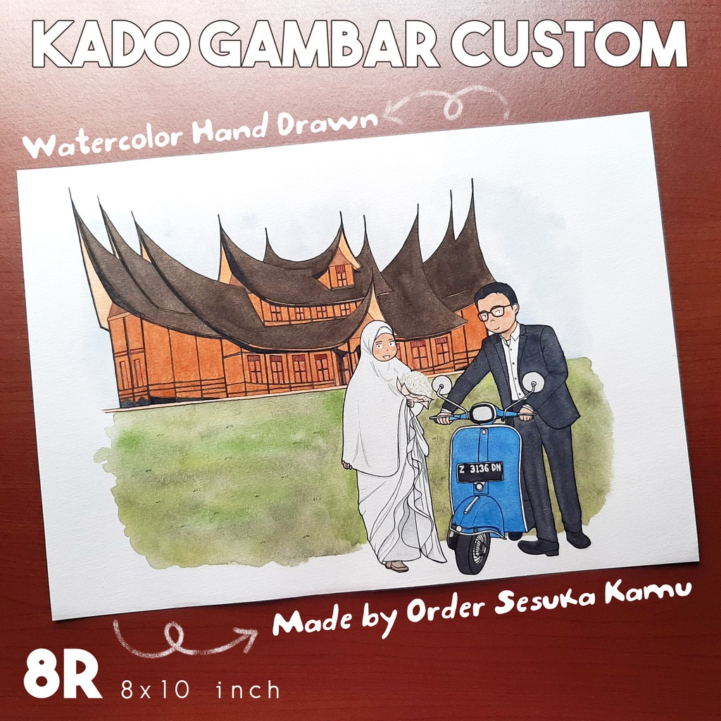 

Kado Gambar Ilustrasi Custom 8R Watercolor