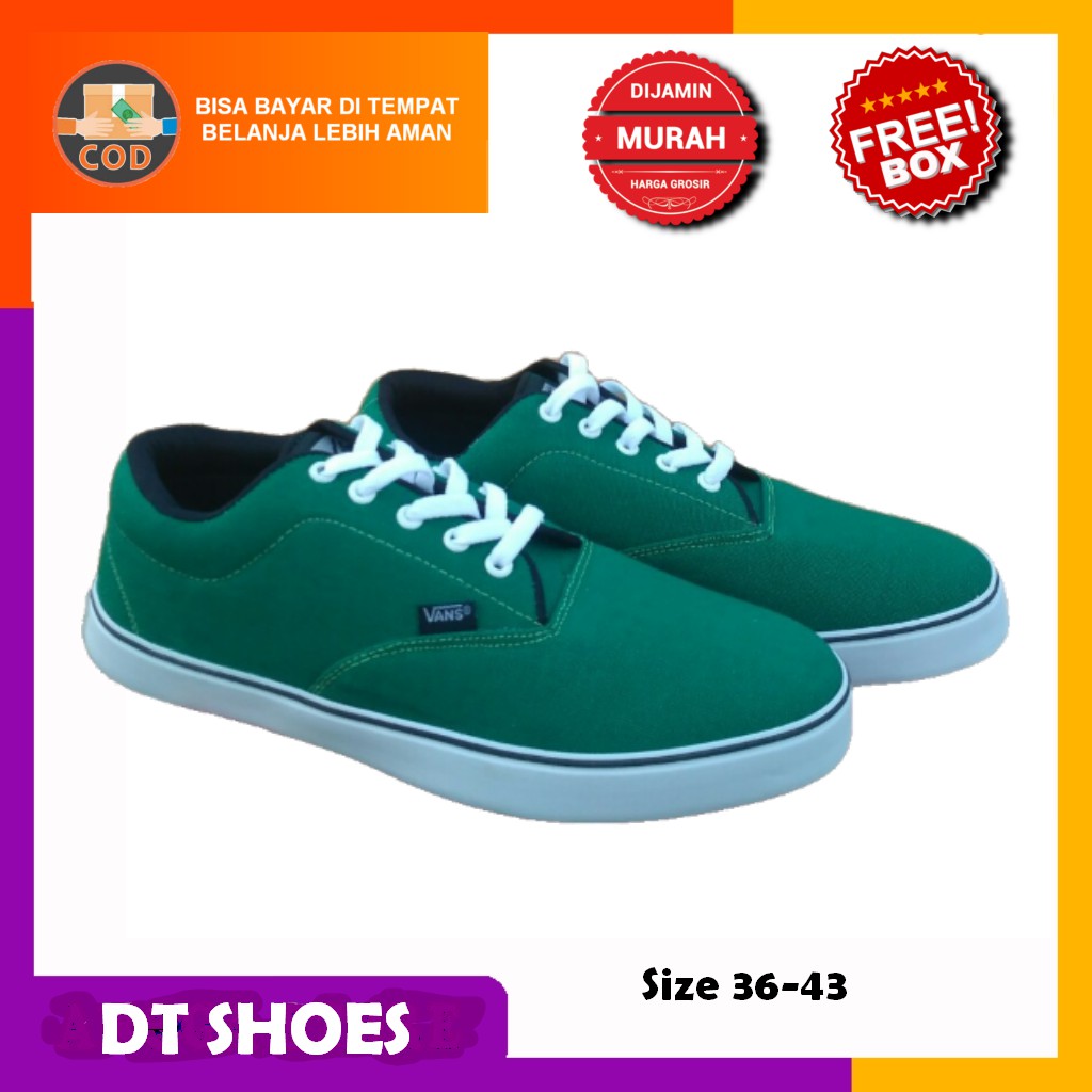 Sepatu Vans Era Authentic green Sepatu Kasual