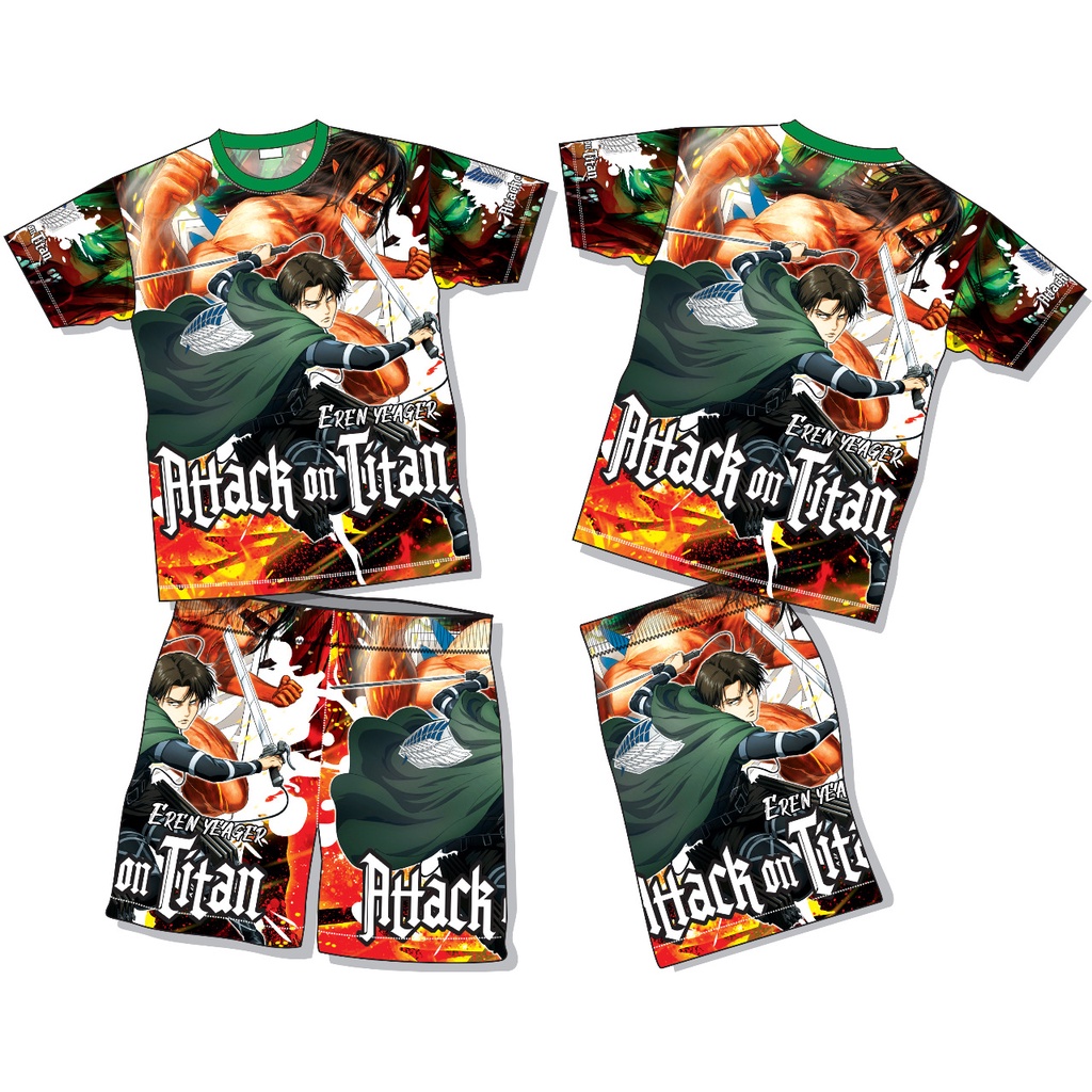 BAJU SETELAN ATTACK ON TITAN ANAK | SETELAN ATTACK ON TITAN | SETELAN ANAK LAKI LAKI ATTACK ON TITAN