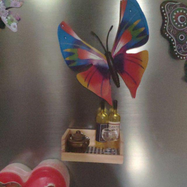 Tempelan Kulkas Magnet Bentuk  Rak Botol Bagus Dekorasi  