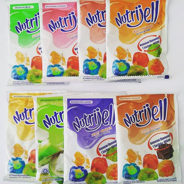 

Nutrijell Kemasan Ekonomis 10gram / Agar Jelly Kecil