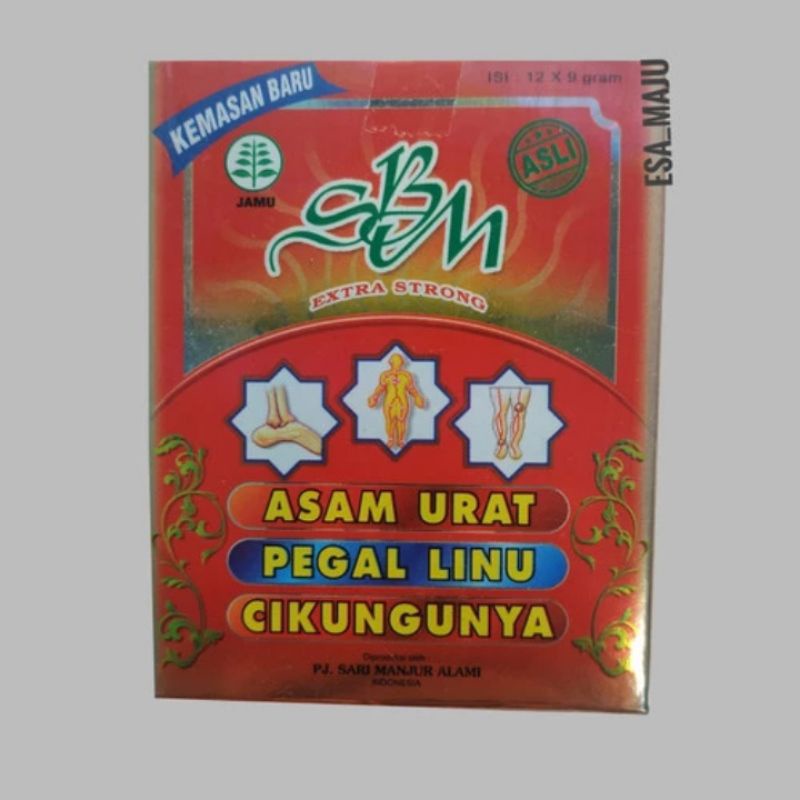 jamu sbm asam urat pegal linu cikungunnya