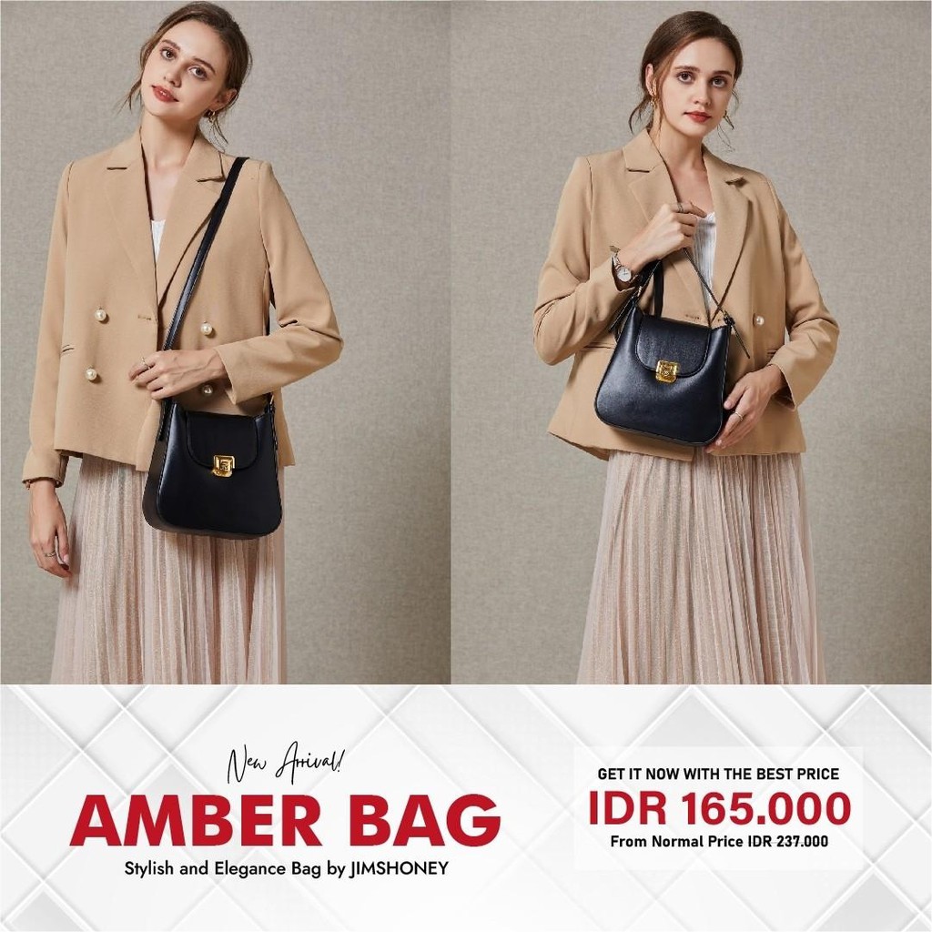 Jims Honey Amber Bag Tas Bahu Wanita Kerja Import Murah Selempang Sling Cewek Casual Fashion Korea