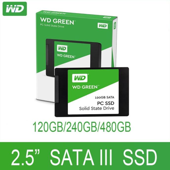 SSD WD Green 120GB 240GB 480GB SATA 3 2.5 inch Original