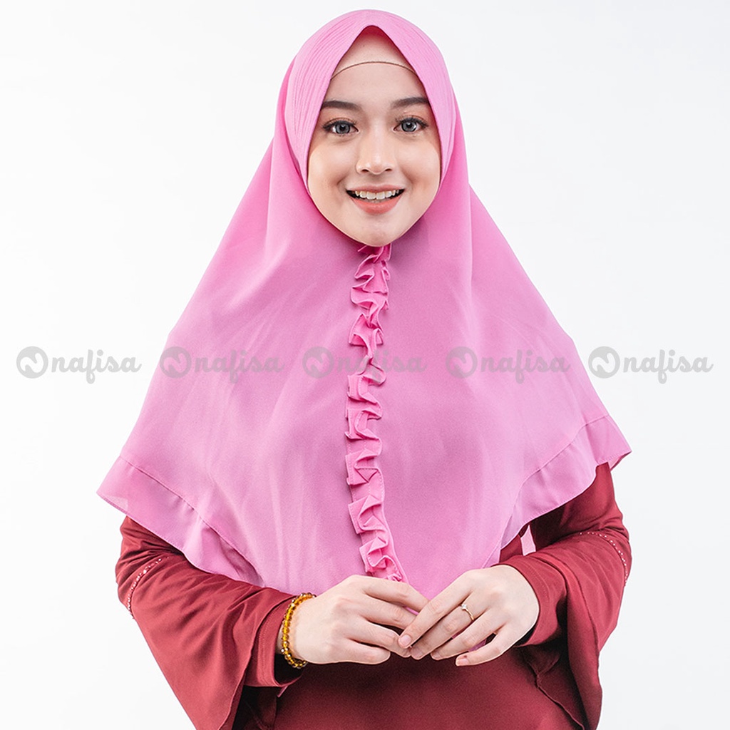 Jilbab Instan Feyza Alsava - Bergo Instan Diamond Crepe