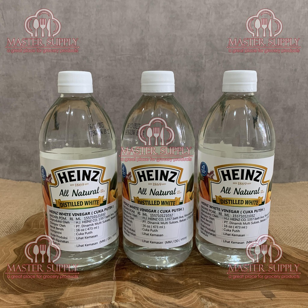 

CUKA PUTIH 473 ML/ HEINZ DISTILLED WHITE VINEGAR 16 OZ