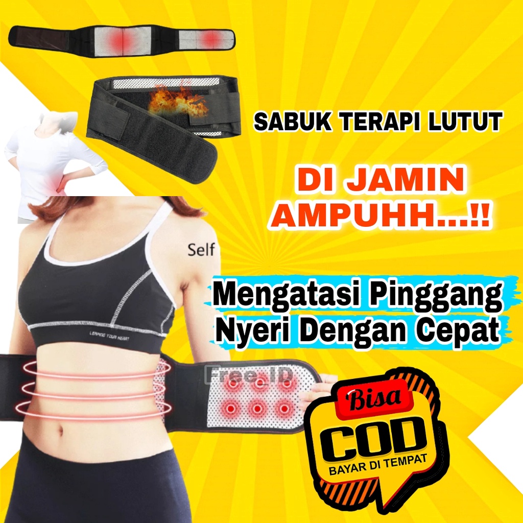 Alat Terapi Pinggang Kesehatan Punggung Sabuk Terapi Boyok Therapy Tourmaline Belt