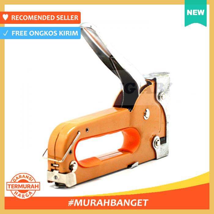 

Stapler - Kenmaster Gun Tangan Multifungsi 4 8 Mm Oranye Heavy Duty Alat - Alat Tulis