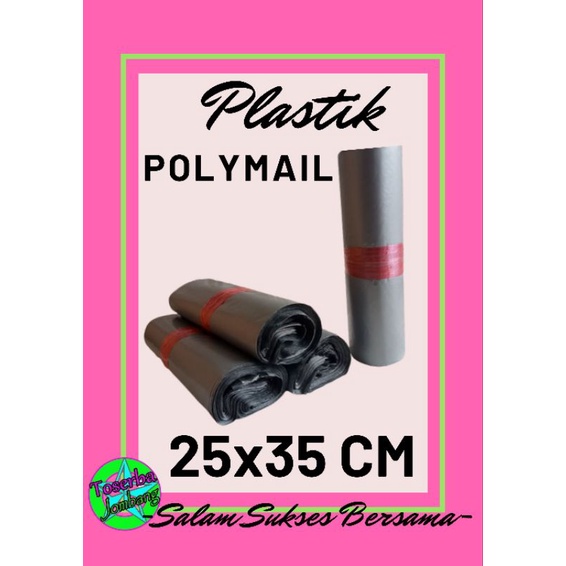 Plastik Packing / Polymailer 25x35cm Silver Edision / Plastik Amplop