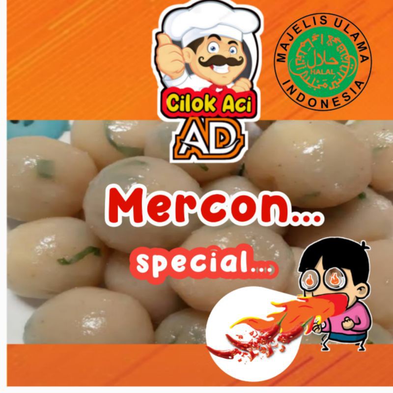 

TERENAK!! cilok mercon pedas