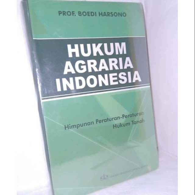 

Hukum agraria Indonesia .himpunan peraturan-peraturan hukum tanah .buku baru