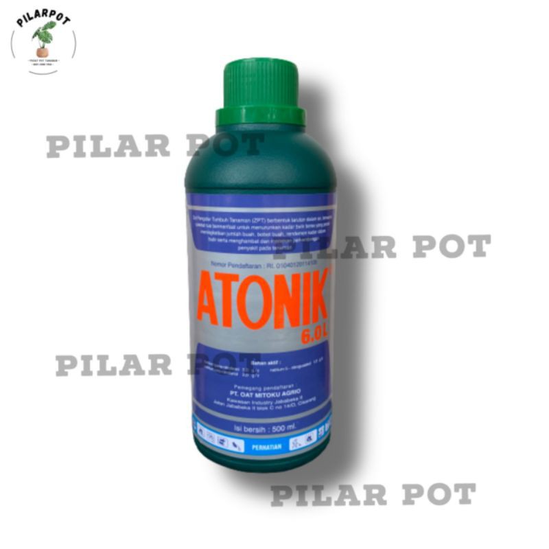 PUPUK CAIR ATONIK 6.0L ZPT ZAT PENGATUR TUMBUH 500 ML - KEMASAN PABRIK 500 ML