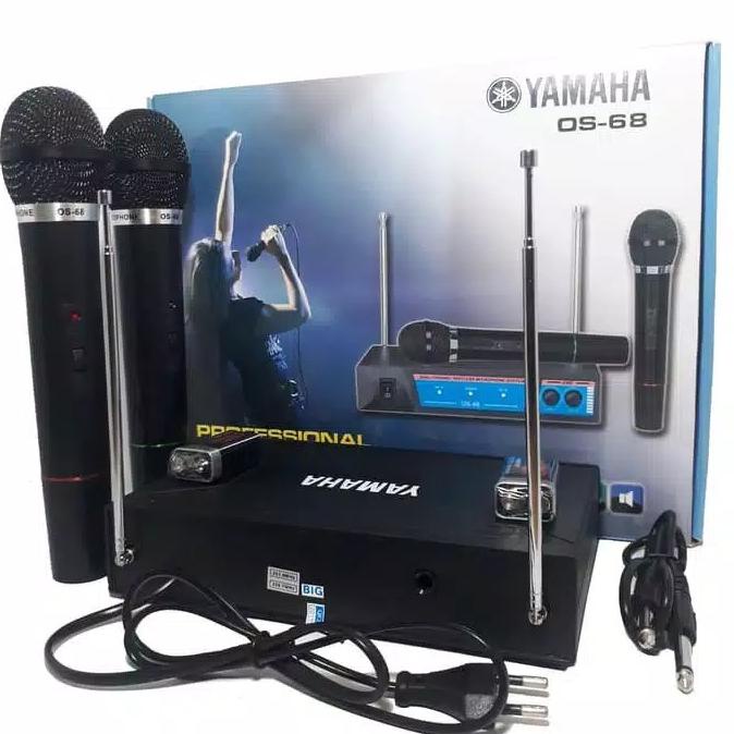 READY COD ORIGINAL mic wireless YAMAHA OS-68 Microphone wireless suara jernih & empuk