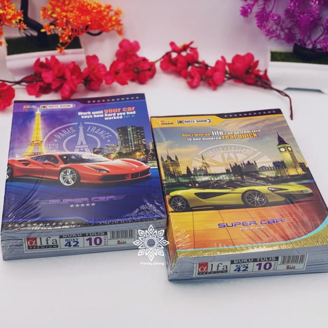 

Buku tulis boxy 42lbr Alfa Premium super car