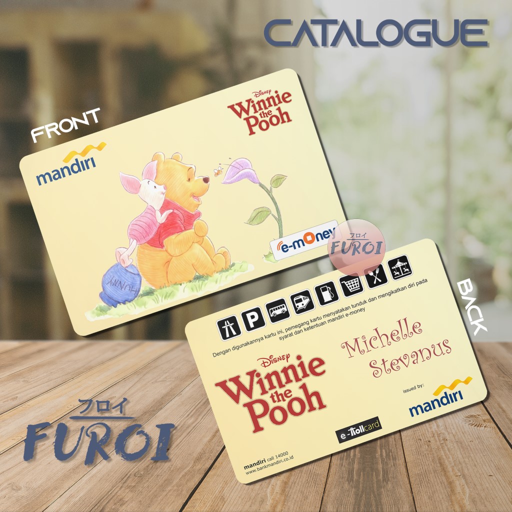 Kartu Flazz BCA | Kartu Emoney Mandiri | Disney | Pooh &amp; Piglet