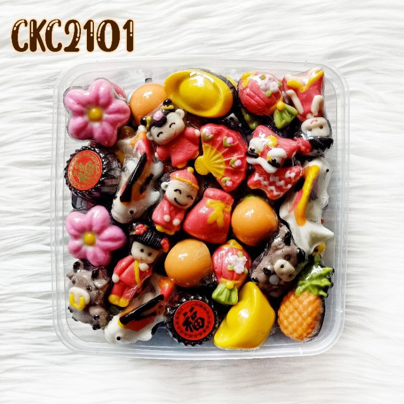 

CKC2101 Coklat kiloan kado hampers edisi imlek CNY 2021 shio kerbau untuk isi hampers parcel tahun baru china