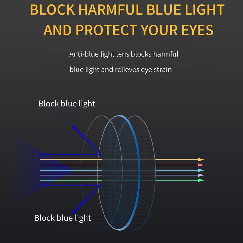 Kacamata Baca Populer Vision Care Perlindungan UV Vision Diopter Kacamata Komputer