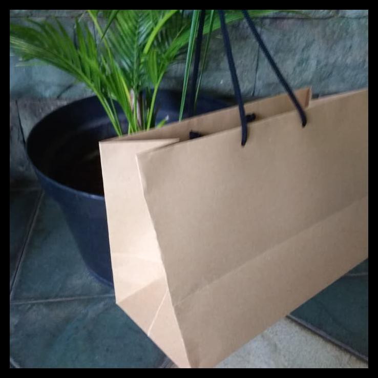 

WLJ0 PAPERBAG PAPER BAG SOUVENIR TAS KERTAS POLOS SIZE BROWNIES KUE BOLU M 5WBK