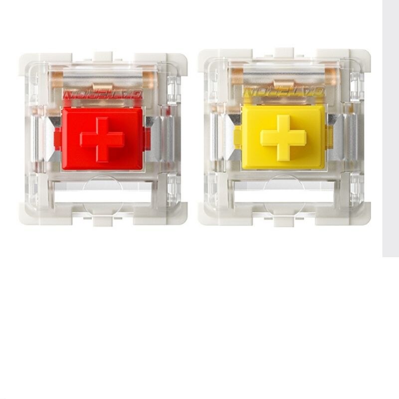 10pcs Switch Keyboard Mekanikal Gateron Pro Yellow Red Pro Smd Rgb Untuk Cherry Mx 3 / 5pin