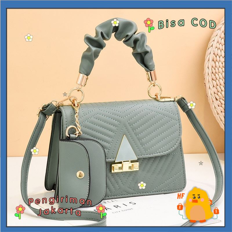 HF 11748 1KG MUAT 2PCS TAS SELEMPANG SET 2 IN 1 IMPORT 8398 28398