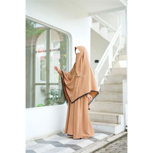 GSR 16 Gamis set original ZANUBA HIJAB ada ukuran jumbo xxl