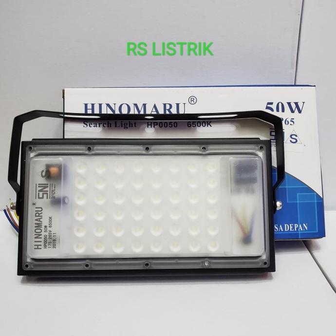 Lampu sorot led-flood light hinomaru 50w - putih Kap floodlight 50 wat