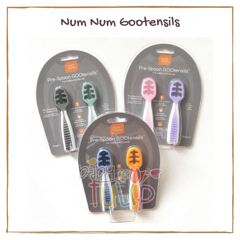 NumNum Gootensil sendok makan bayi