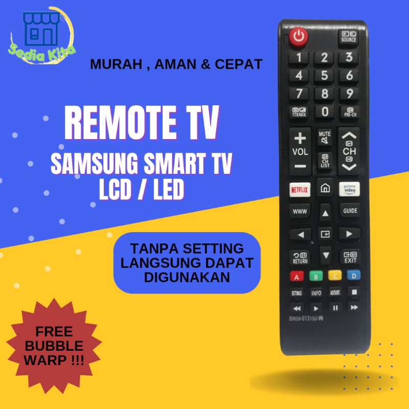 REMOTE TV SAMSUNG - LCD LED SAMSUNG SMART TV