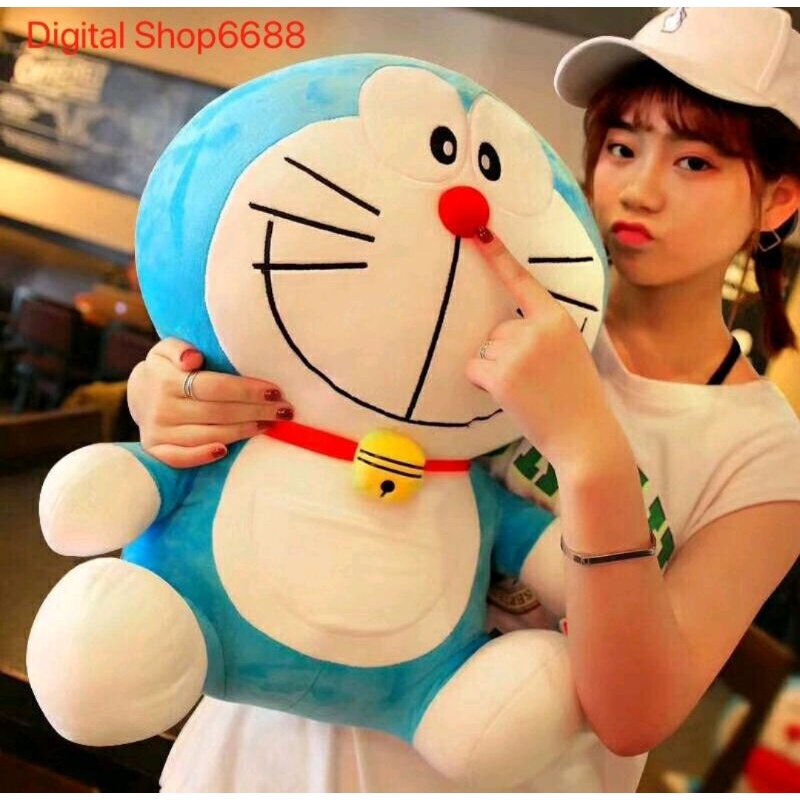 BONEKA DORAEMON SENYUM &amp; MULUT KETUTUP  UKURAN TINNGI  22 &amp; 32 &amp; 62 CM(IMPORT)