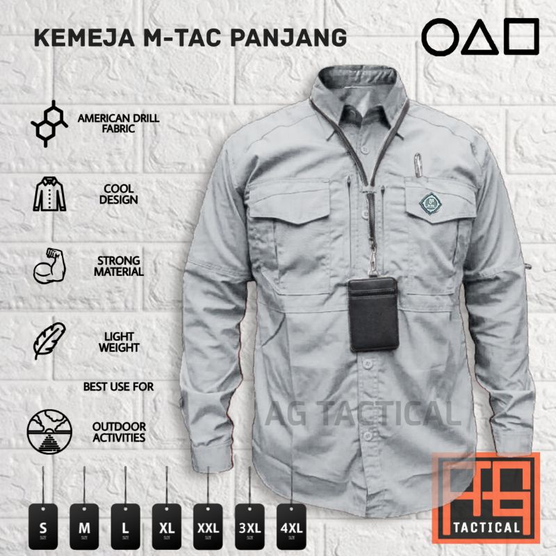 KEMEJA TACTICAL M-TAC / KEMEJA R-TAC / KEMEJA PDL LAPANGAN / KEMEJA OUTDOOR / KEMEJA PARTAI