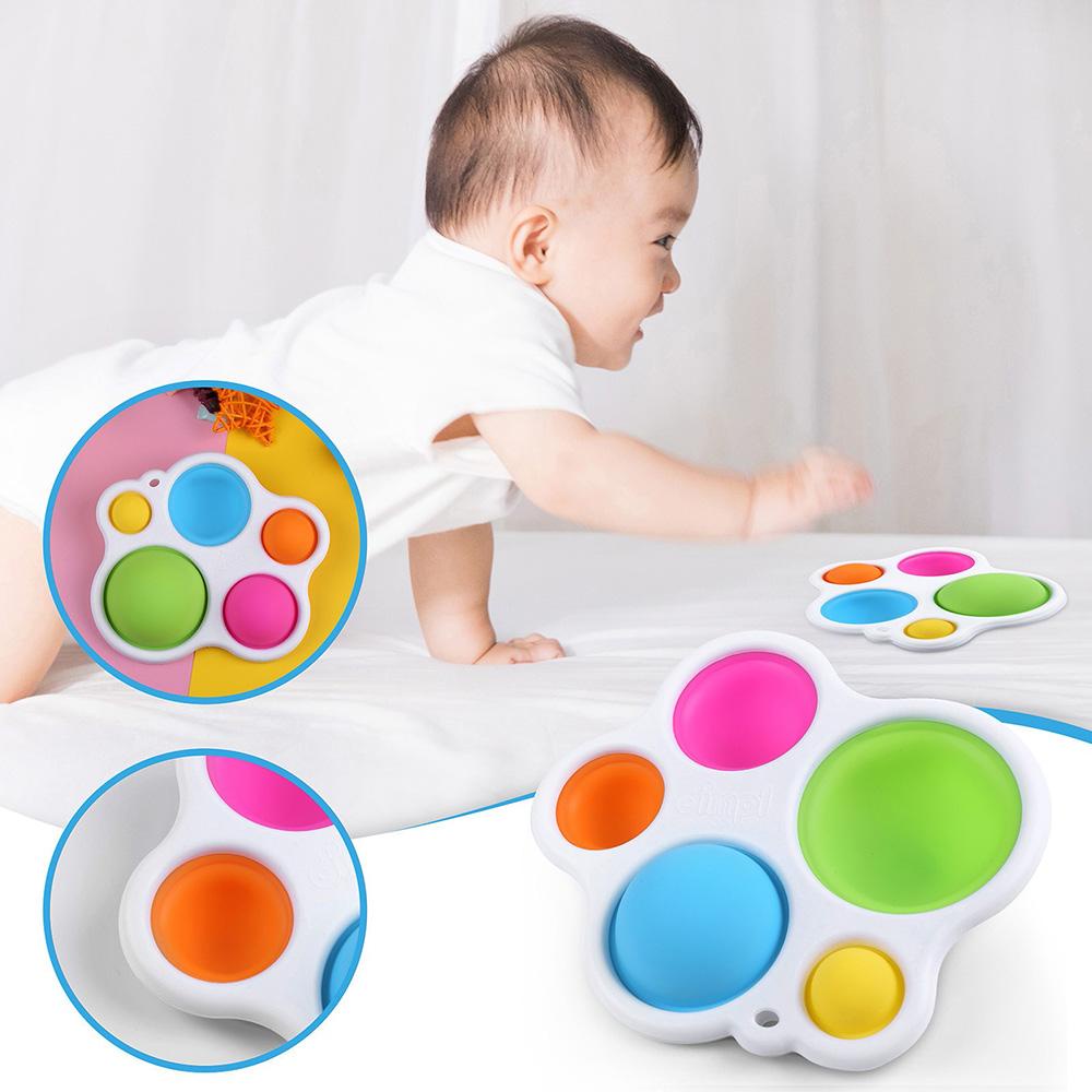 Needway   Mainan Bayi Anak Montessori Rattle Fidget Toys