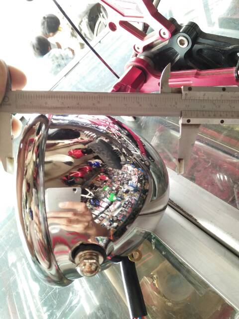 Reflektor/headlamp/lampu depan CB bulat