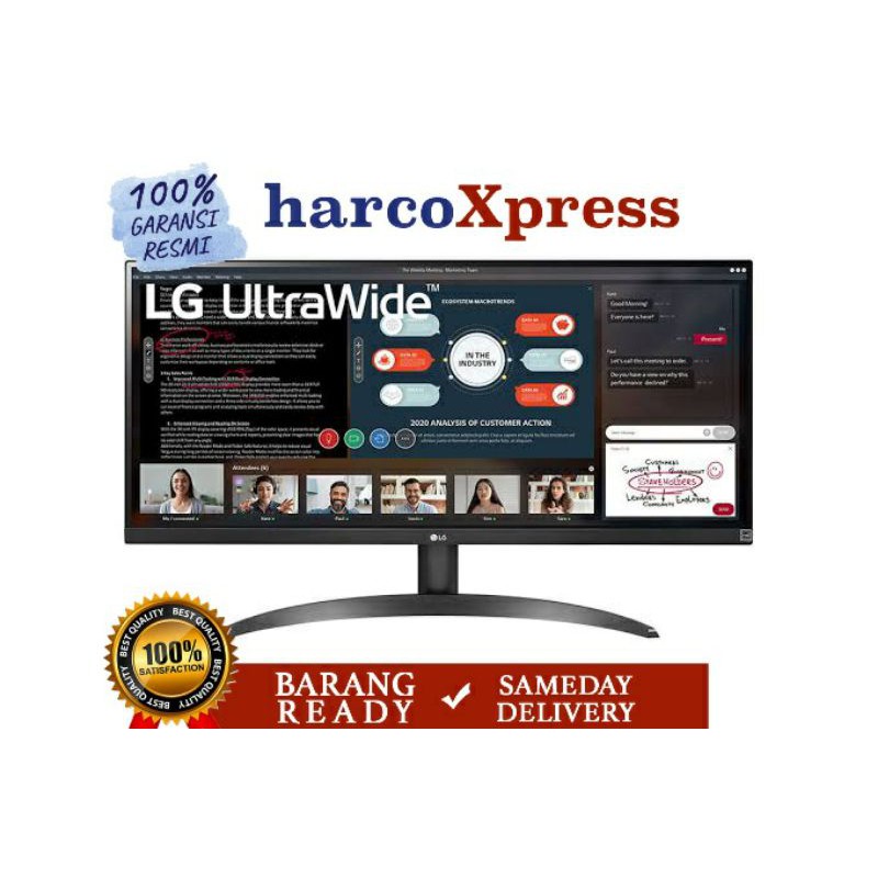 Monitor LED LG 29WQ500 Ultrawide HDR10 IPS 100hz srgb99% freesync hdmi |29wp500b 29wp500-b 29wl500