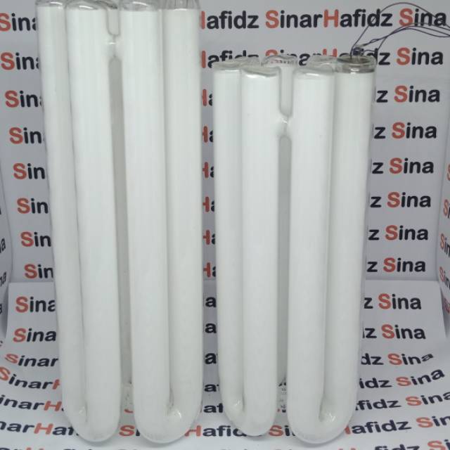 kaca lampu 4u 55w triban per 6pcs plus buble plus packing kayu