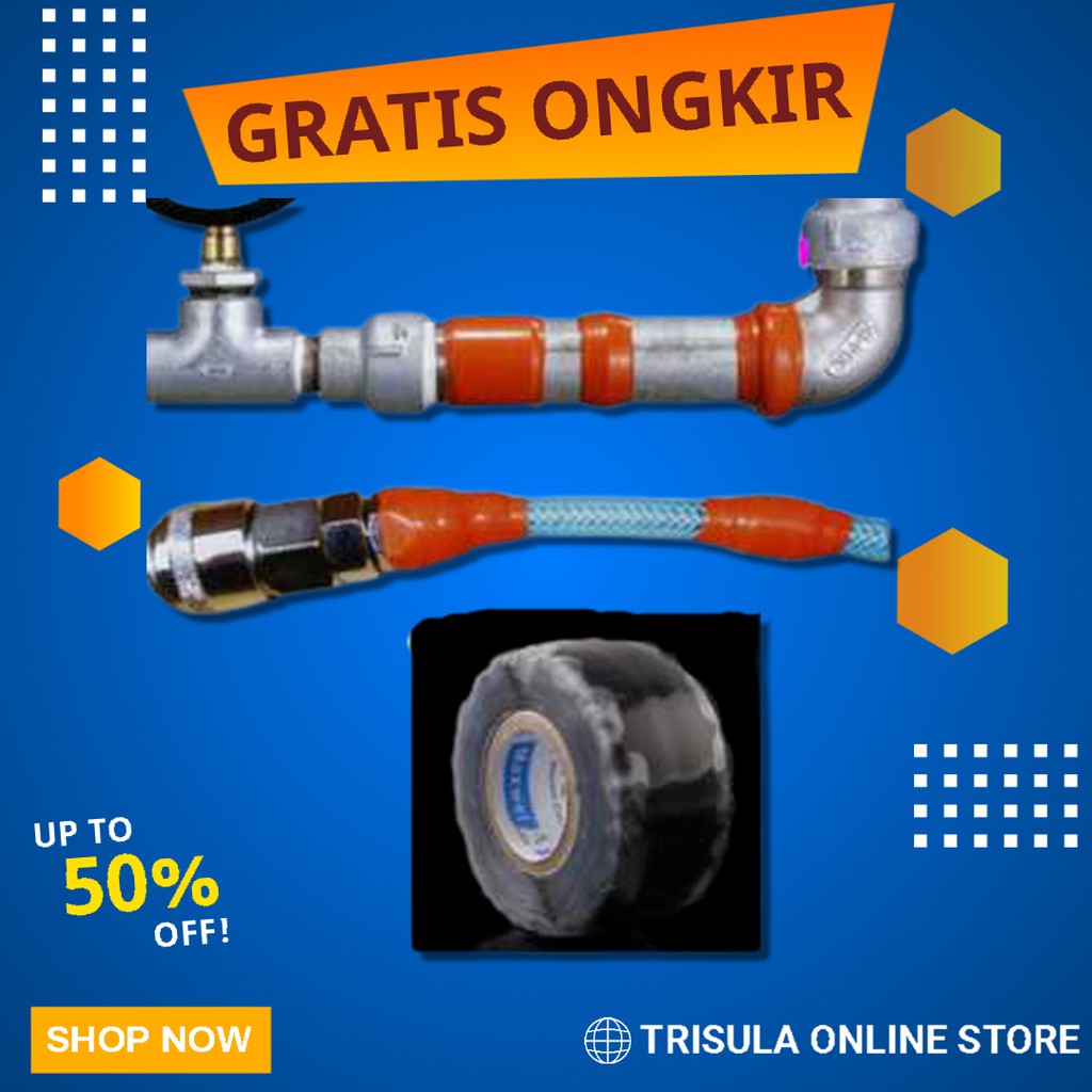 

Lakban Isolasi Pipa Ledeng Waterproof