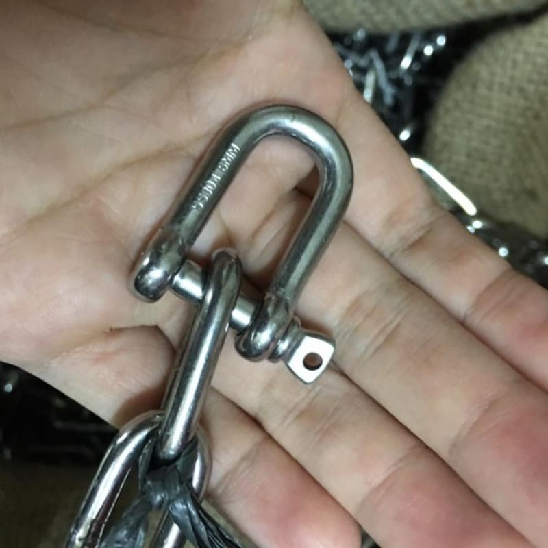 SEGEL D GALVANIS M8 SHACKLE D 8MM GALVANIS