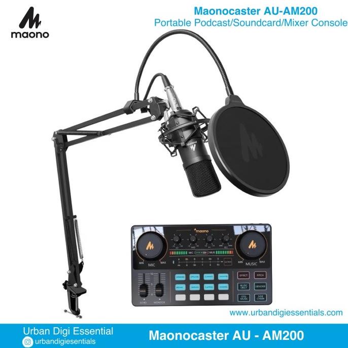 Maonocaster AM200 All In One Soundcard + Condenser Mic