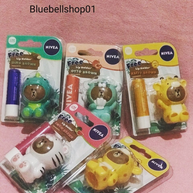 Nivea Lip Balm + Lip Holder Line