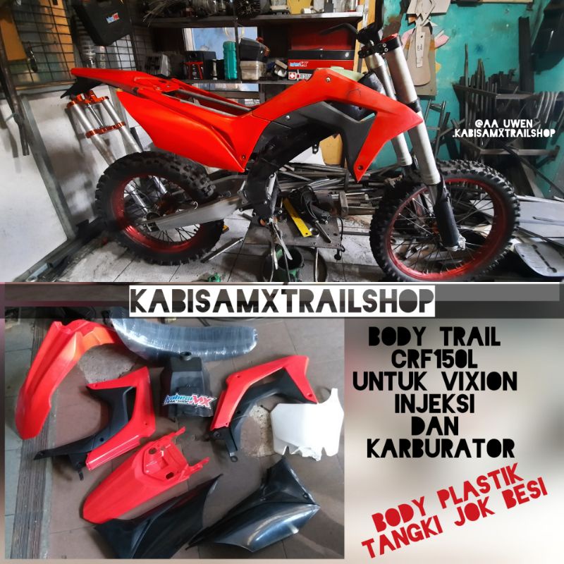 Body trail crf 150 L premiun untuk vixion injeksi dan karbu