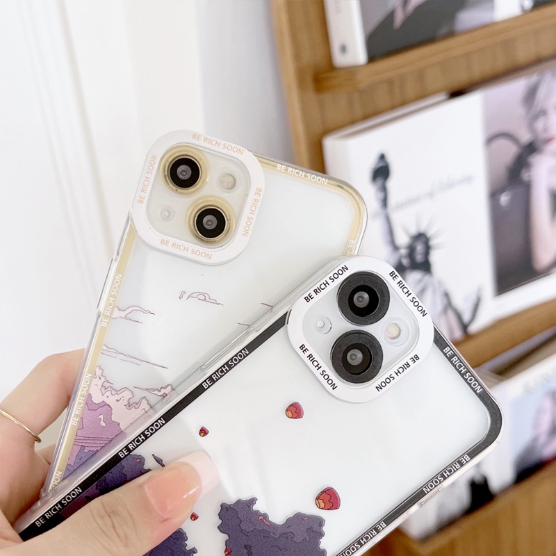 Casing TPU OPPO A16 A16K A16E A55 A95 A76 A96 A15 A54 A15 A74 A5S A12 A7 A3S A31 A37 A53 A92 A52 F11 Reno 7 6 5F 4F Motif Mata Malaikat