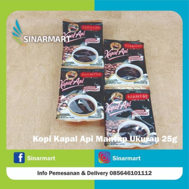 

KOPI KAPAL API MANTAP 25G RENTENG / RENCENG / SACHET