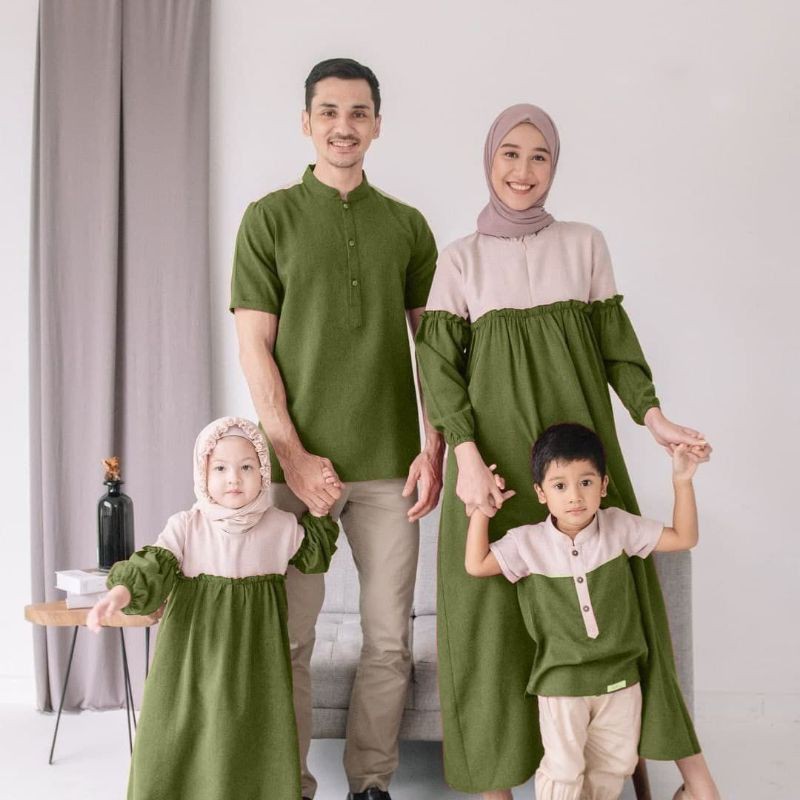 Sarimbit Keluarga Raya //M.L.XL.XXL Sarimbit Keluarga • Gamis Koko Anak Usia 4-10tahun